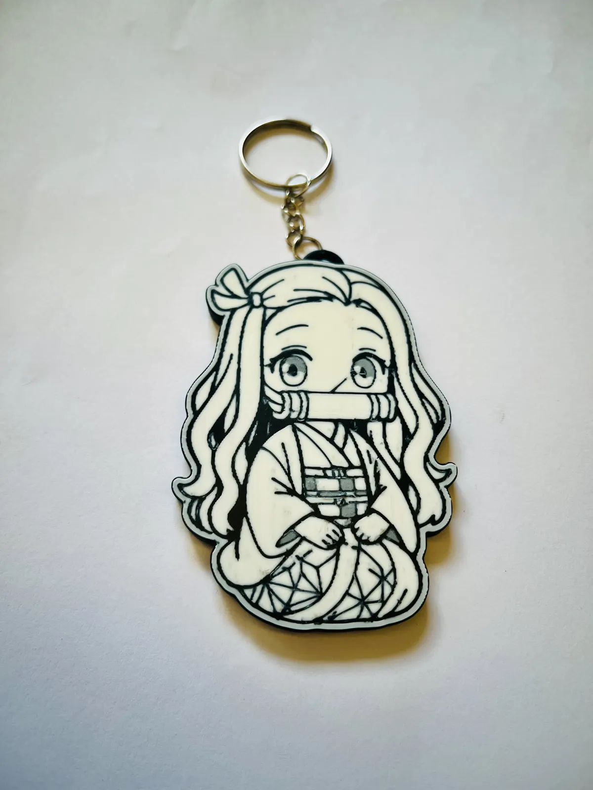 Nezuko Kamado from Demon Slayer, photo 3 of 3 - Nezuko Kamado from Demon Slayer Keychains