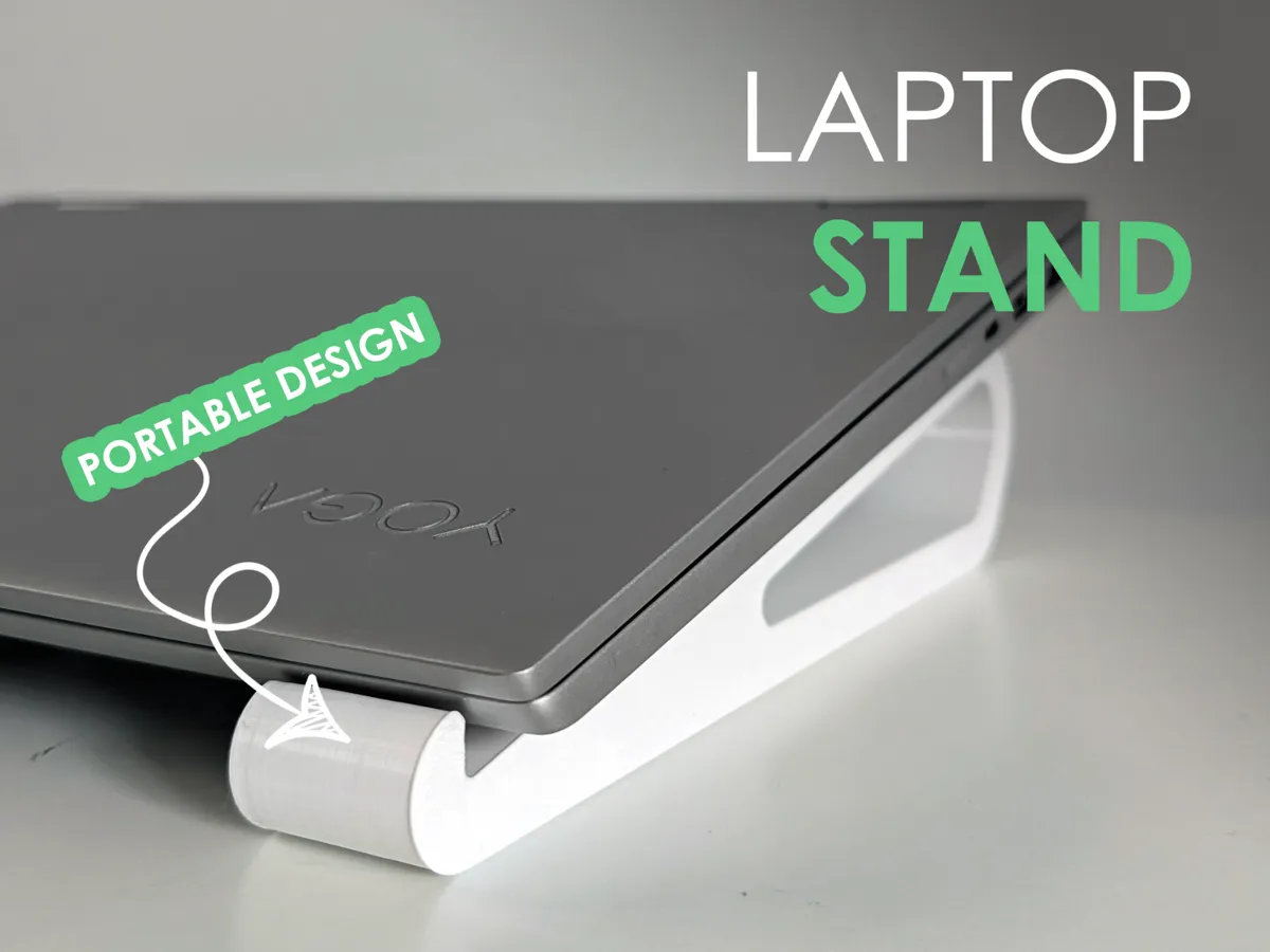 Laptop Stand Portable 2-Piece (No Assembly)