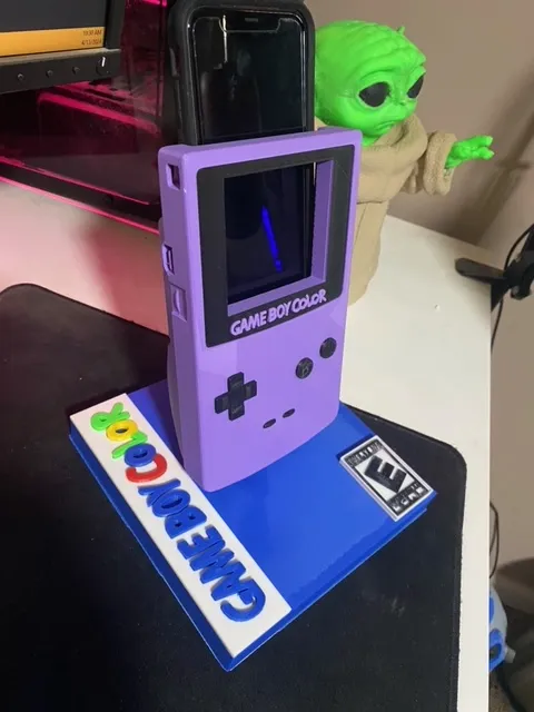 GameBoy Color Phone Stand, photo 3 of 3 - GameBoy Color Phone Stand Mobile & Device Accessories