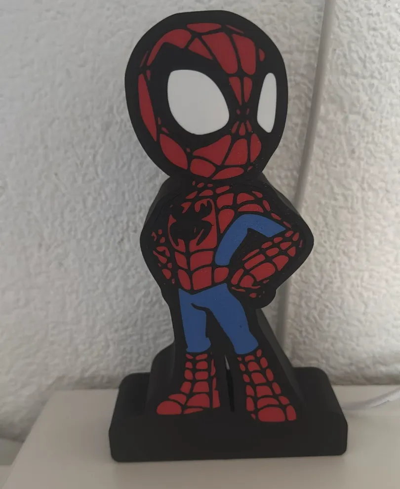Lightbox Spiderman stehend