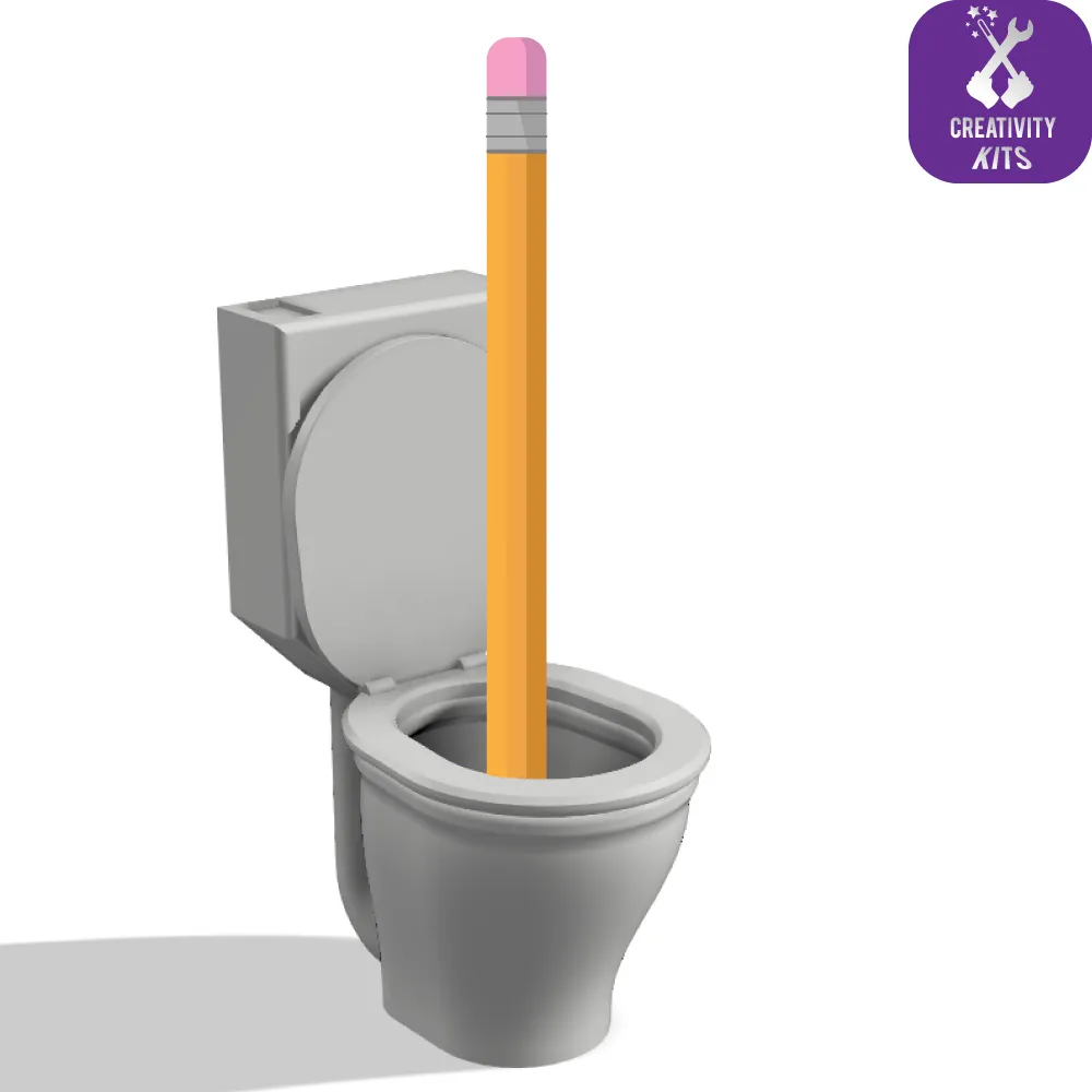 Toilet Pen Holder - Office, in stock in India