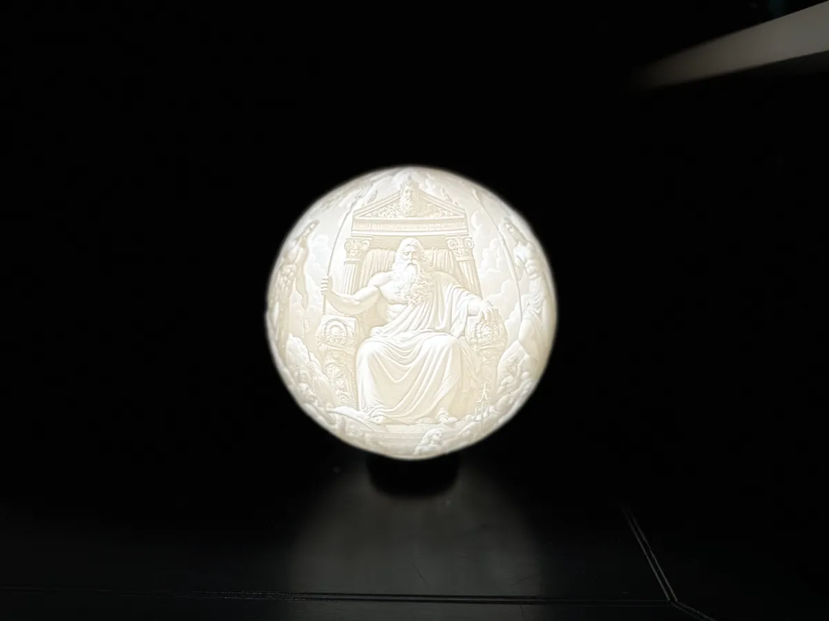 Poseidon's Throne Lamp for LED Lamp 001 Kit, photo 4 of 4 - Poseidon's Throne Lamp for LED Lamp 001 Kit Home Decor Items