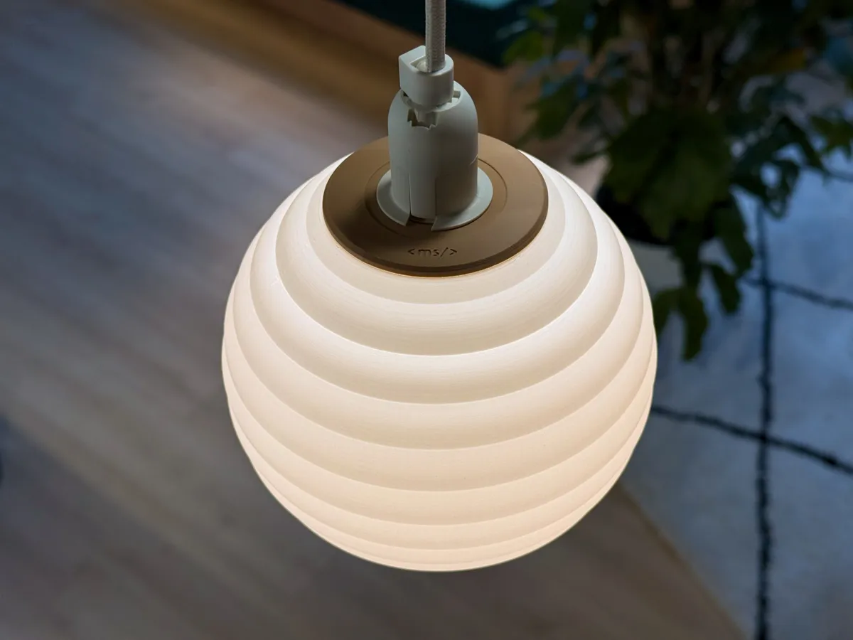 Pendant Lamp Shade | 15cm Sphere, Hive, photo 2 of 4 - Pendant Lamp Shade | 15cm Sphere, Hive Household