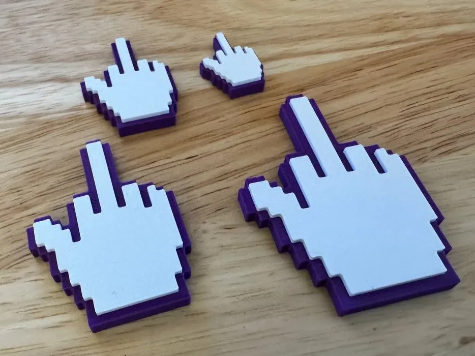 8-Bit Pixel Fridge Magnet - Office, in stock in India