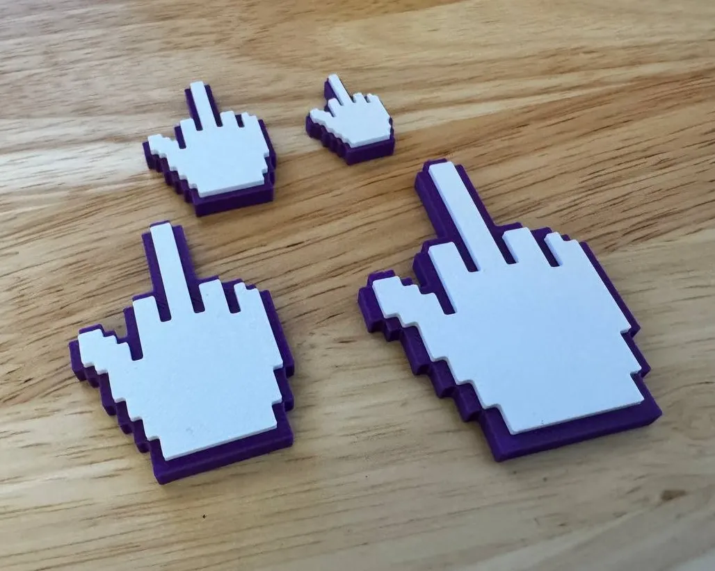 8-Bit Pixel Fridge Magnet, photo 2 of 3 - 8-Bit Pixel Fridge Magnet Household