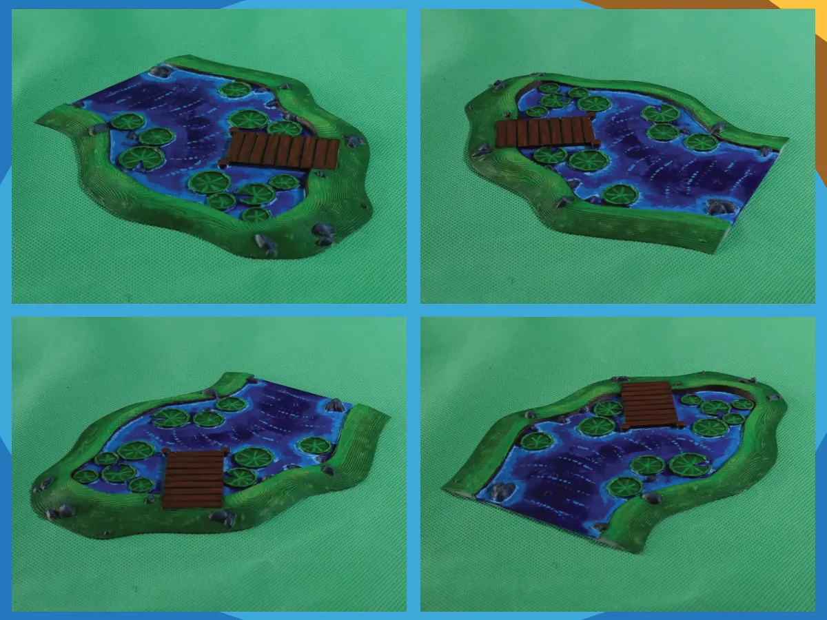 Modular Wargaming Terrain, Pond
