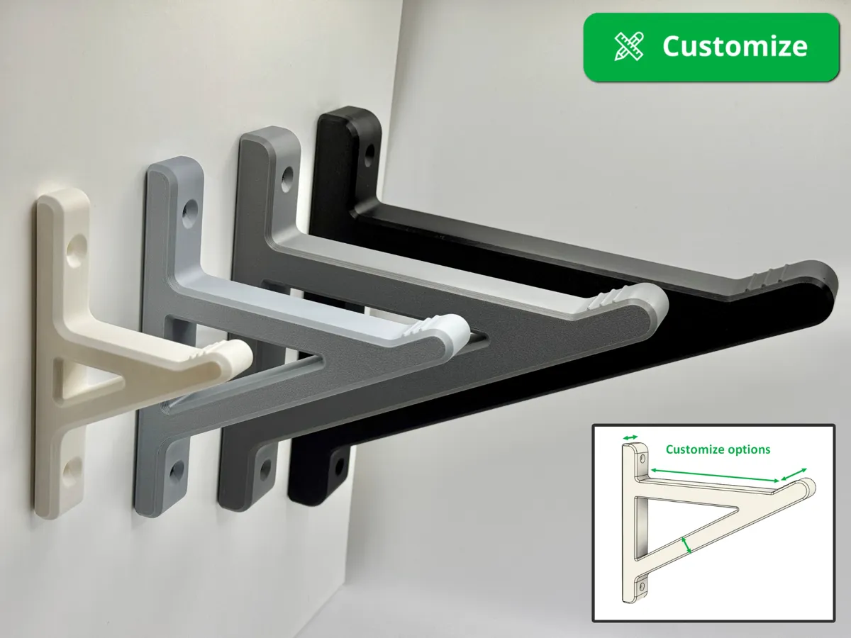 Strong & large wall hook, customizable