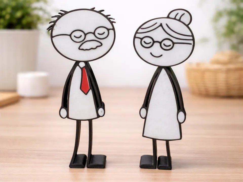 Grandparent Figurines, Family Expansion Set
