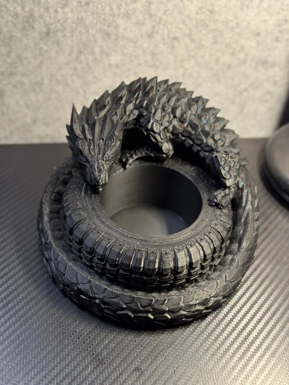 Off-Road Dragon Tire Catchall Tray (Garage Theme), photo 3 of 4 - Off-Road Dragon Tire Catchall Tray (Garage Theme) Tools & Workshop