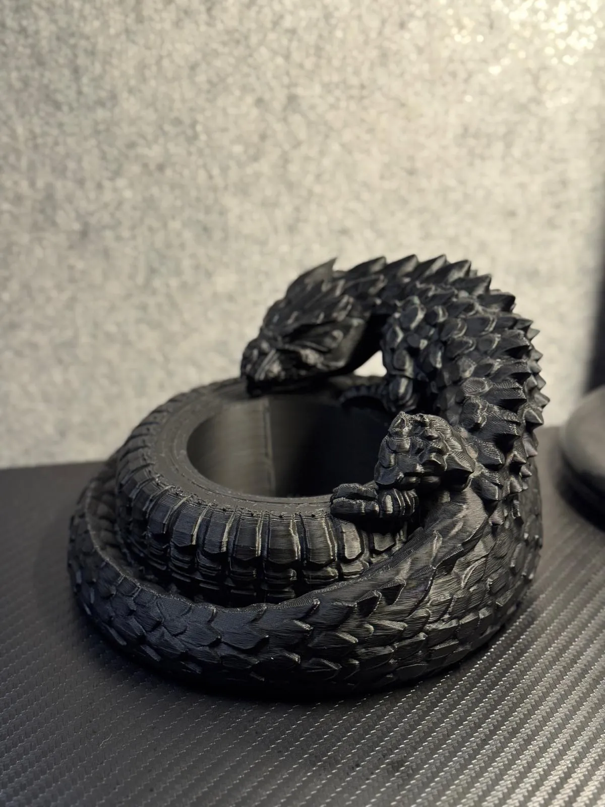 Off-Road Dragon Tire Catchall Tray (Garage Theme), photo 4 of 4 - Off-Road Dragon Tire Catchall Tray (Garage Theme) Tools & Workshop