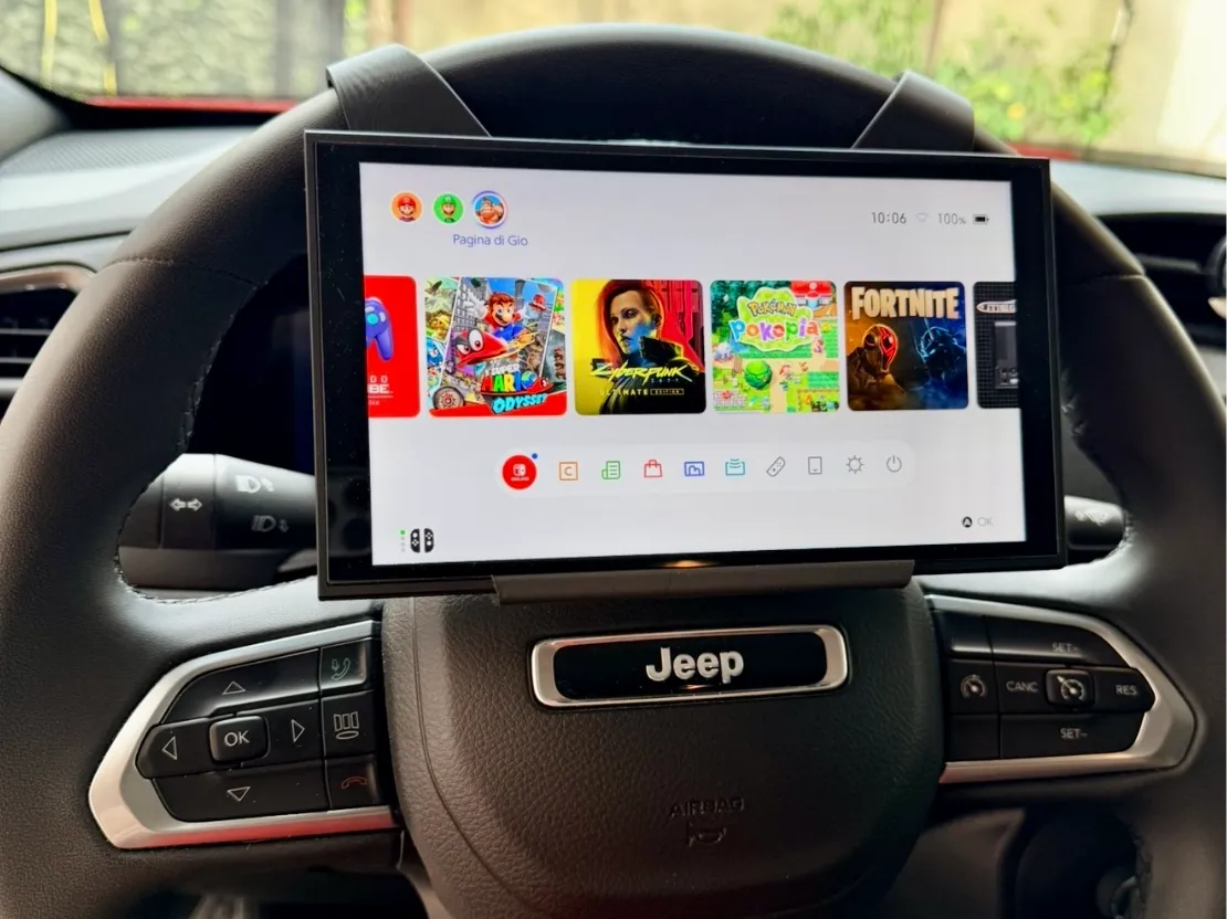 Steering Wheel Holder for Switch, Tablet, Phone