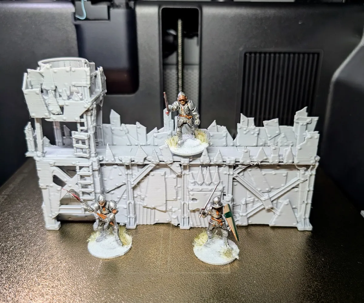 Ork Scrap Barricade - Tabletop Terrain, photo 2 of 3 - Ork Scrap Barricade - Tabletop Terrain Board Games & Tabletop
