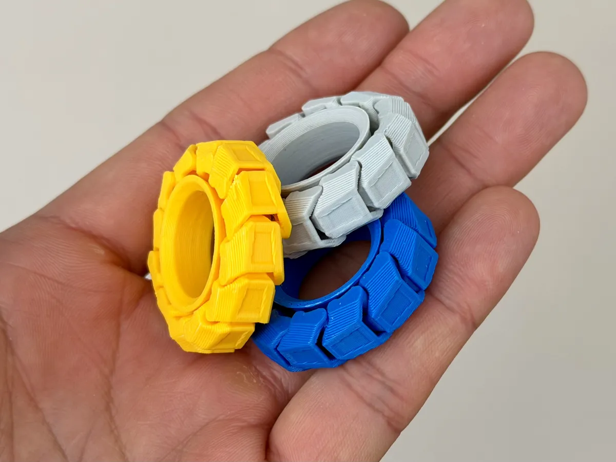 Armour Spin Fidget Ring, photo 2 of 3 - Armour Spin Fidget Ring Toys & Games