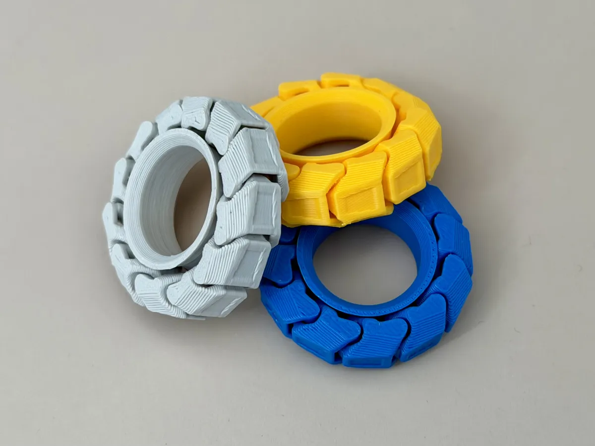 Armour Spin Fidget Ring, photo 3 of 3 - Armour Spin Fidget Ring Toys & Games