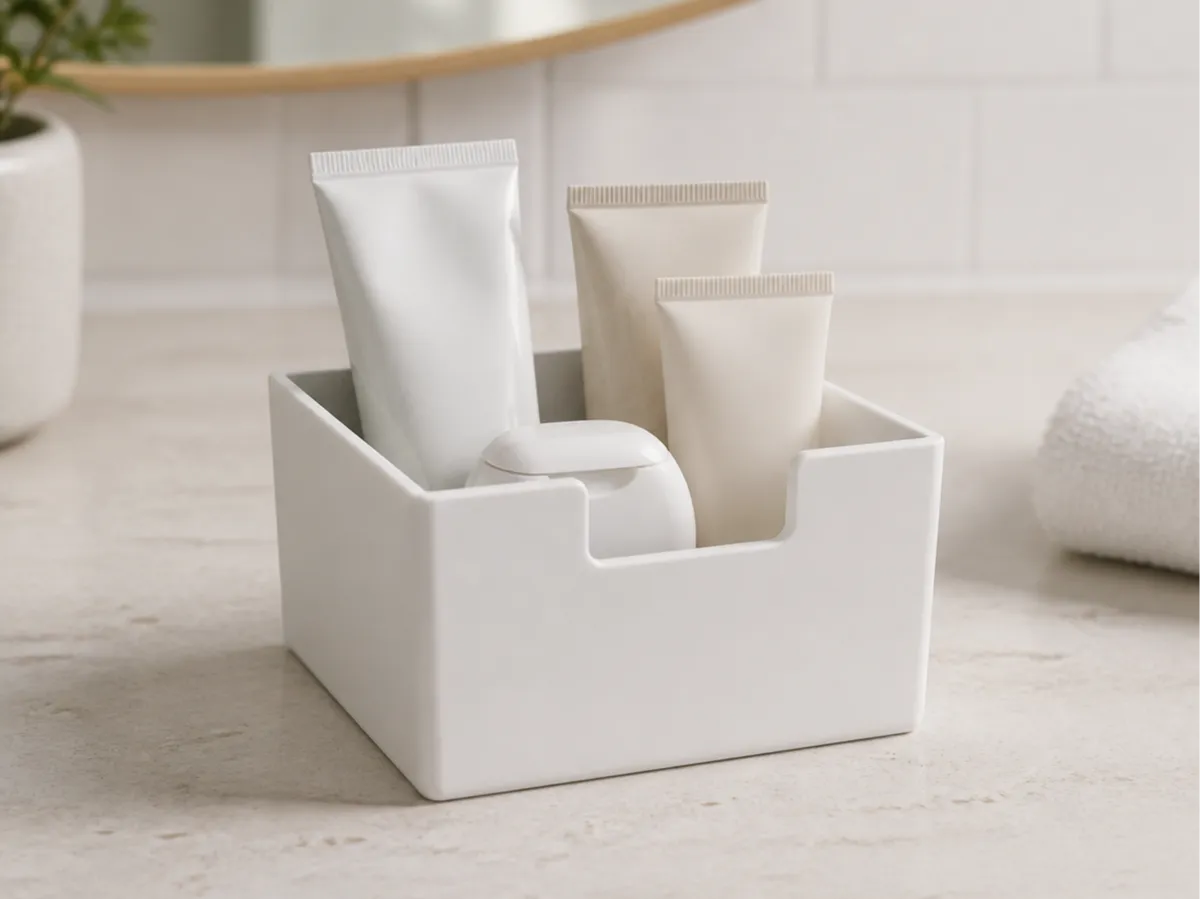 Bathroom Organizer | Simple Organizer Box Minimal - Home Accents, in stock in India