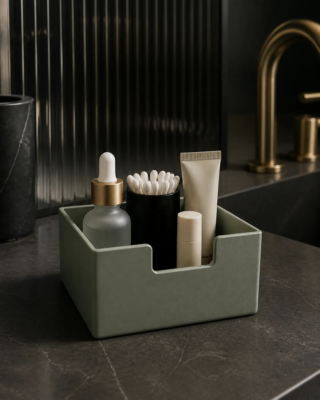 Bathroom Organizer | Simple Organizer Box Minimal, photo 3 of 4 - Bathroom Organizer | Simple Organizer Box Minimal Household