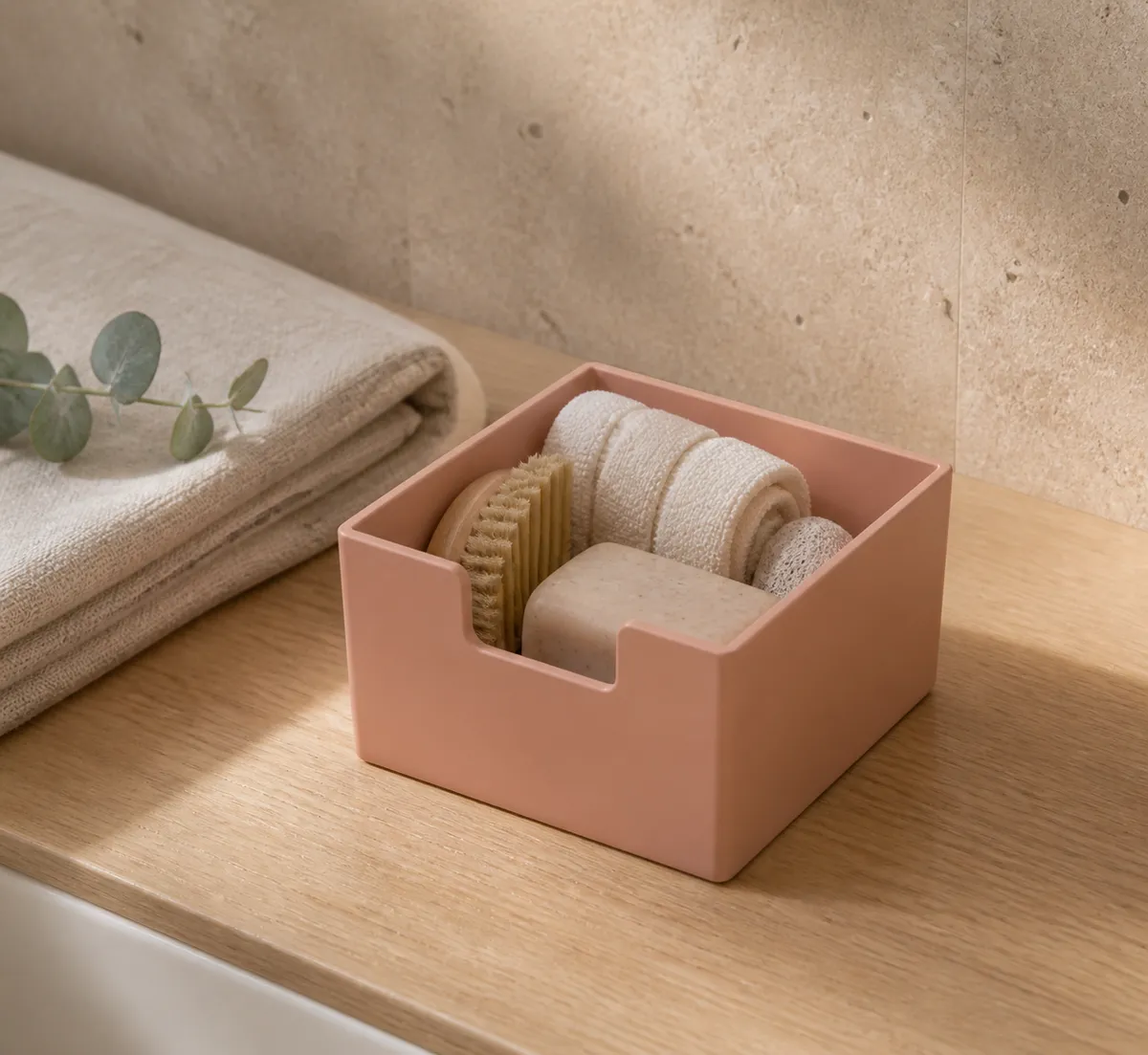 Bathroom Organizer | Simple Organizer Box Minimal, photo 4 of 4 - Bathroom Organizer | Simple Organizer Box Minimal Household