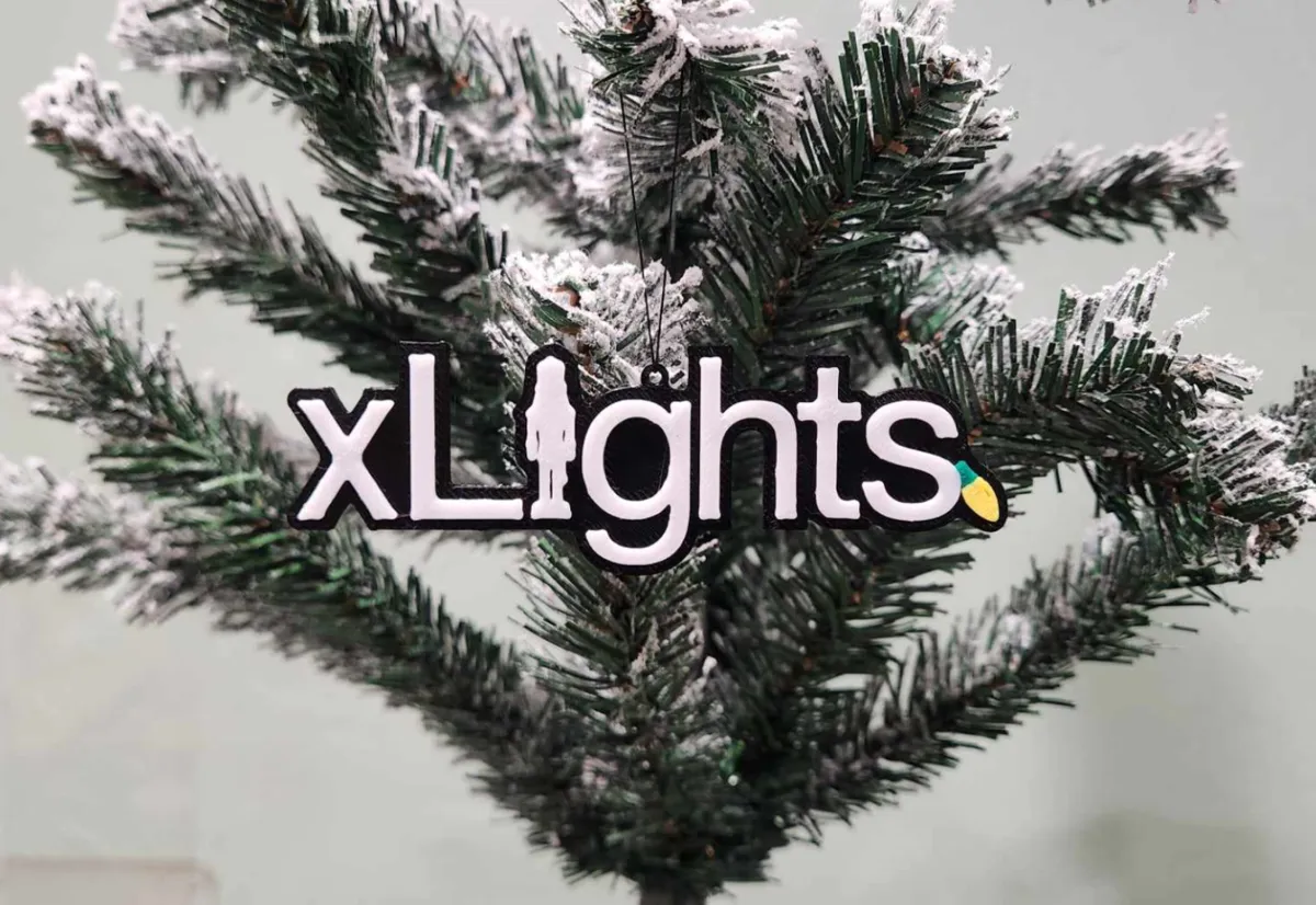 Xlights Christmas Ornament and Keychain - Tool & EDC Keychains, in stock
