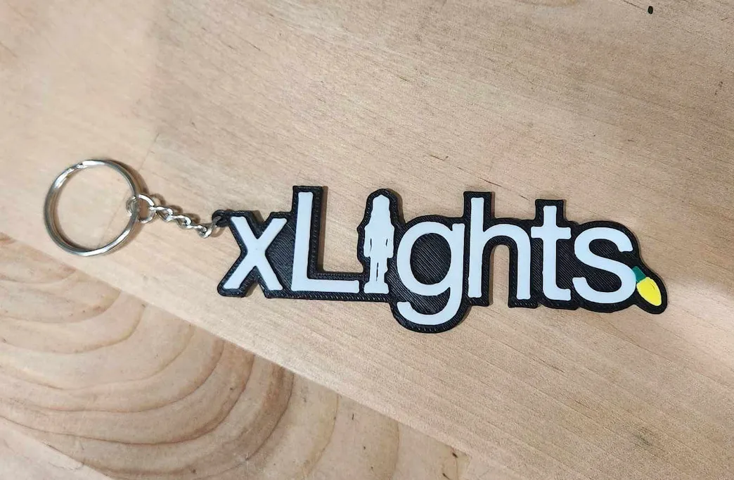 Xlights Christmas Ornament and Keychain, photo 3 of 3 - Xlights Christmas Ornament and Keychain Keychains