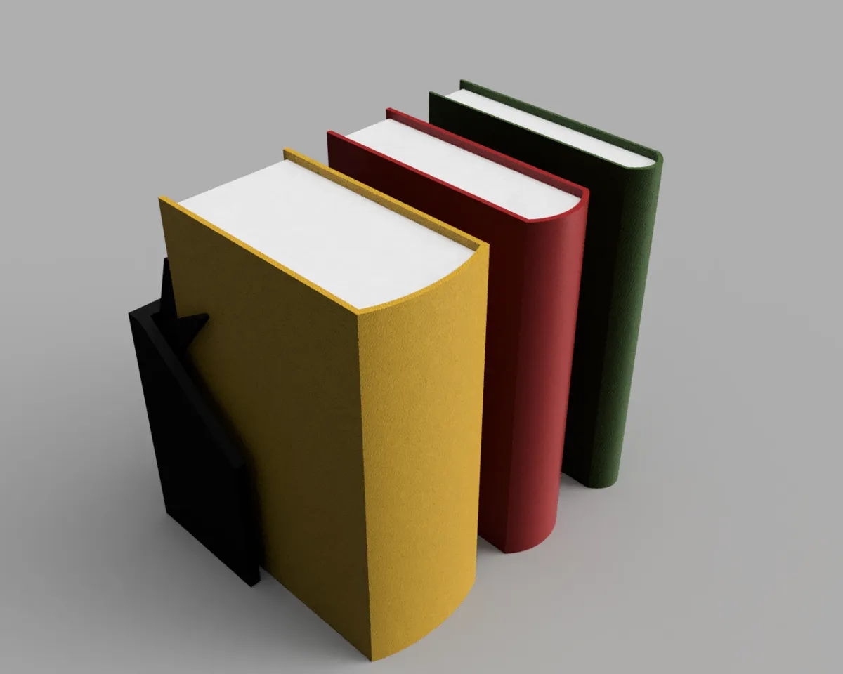 Modular stand-up bookend/stand for bookcase/shelf, photo 3 of 4 - Modular stand-up bookend/stand for bookcase/shelf Household