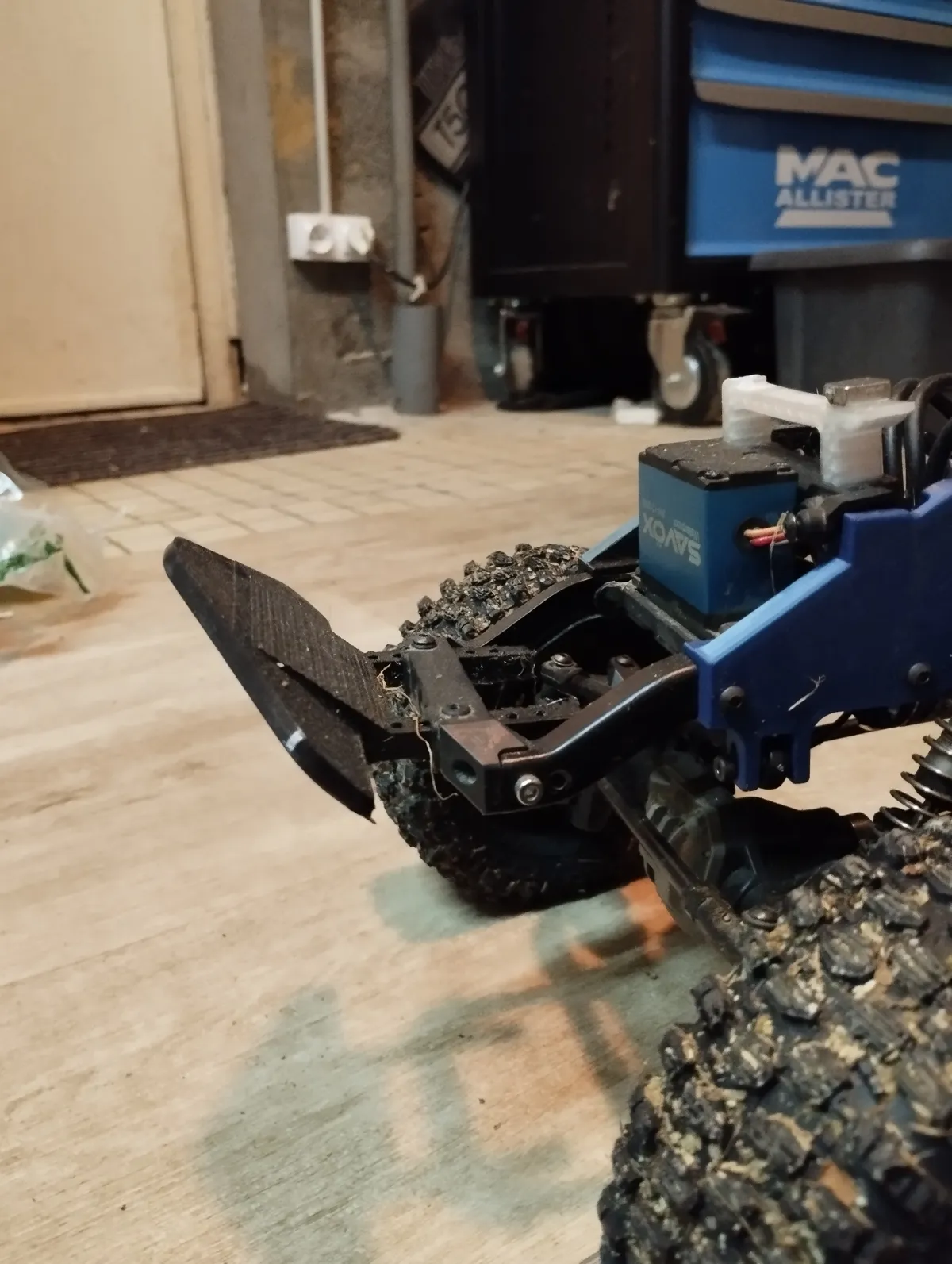 High clearence Traxxas TRX4 front bumper - Robotics, in stock in India