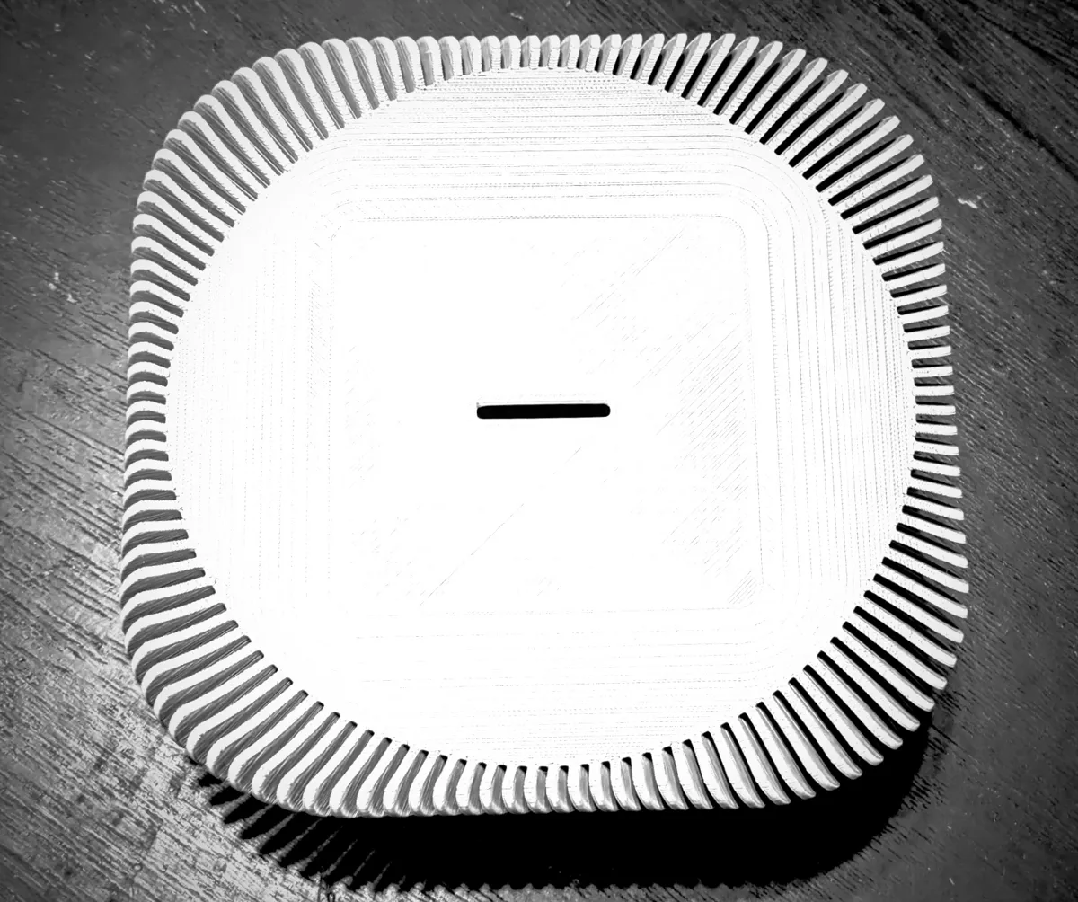 Ribbed Key / Coins Hallway Tray, photo 2 of 4 - Ribbed Key / Coins Hallway Tray Household