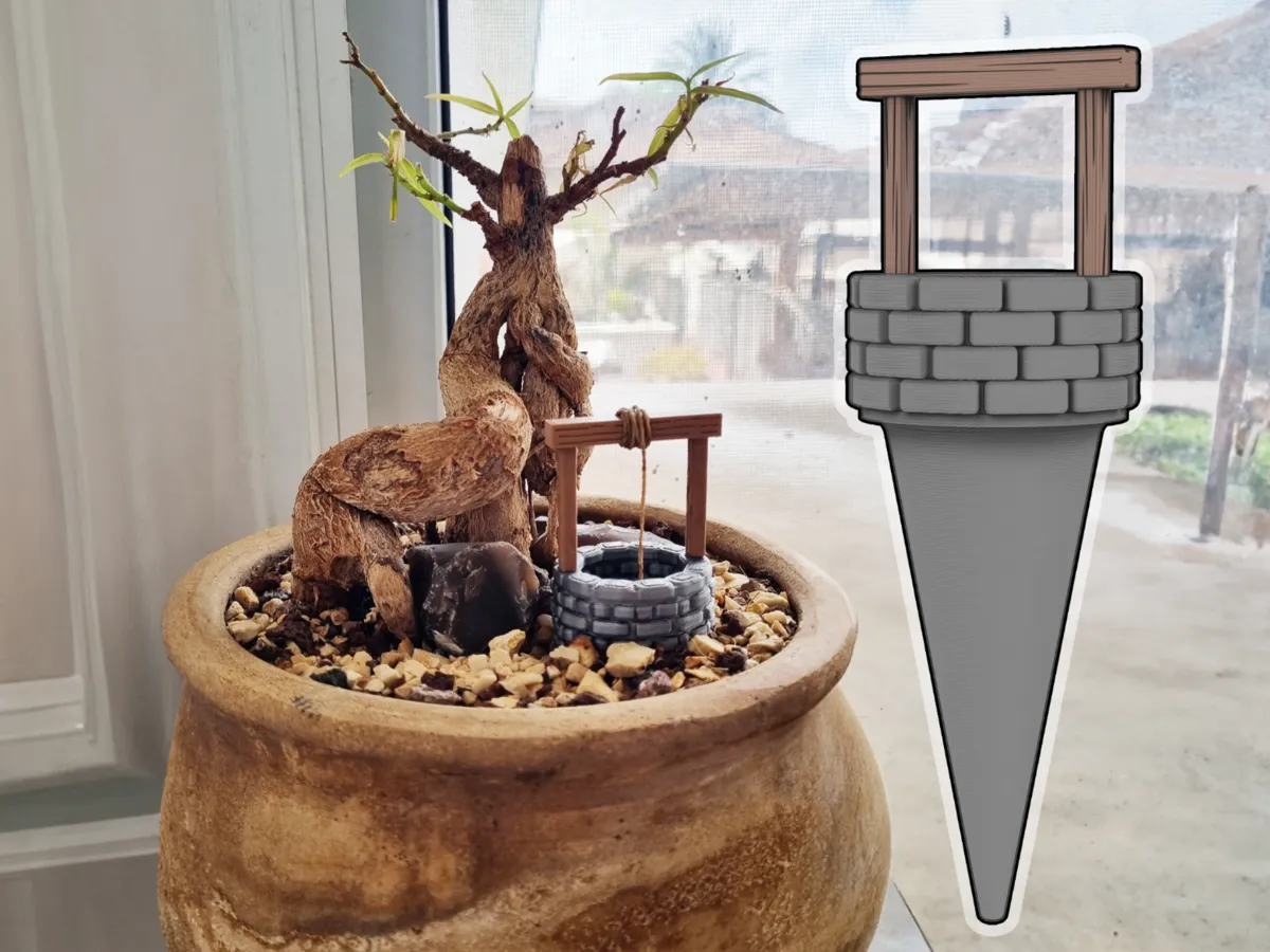A Miniature Well for Endless Plant Care