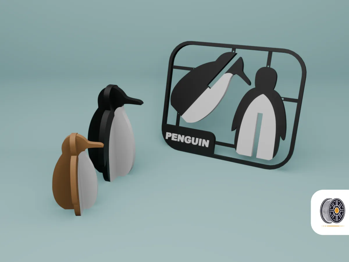 Cute Penguin Kit Card Ready, two sizes - Construction Sets, in stock in India