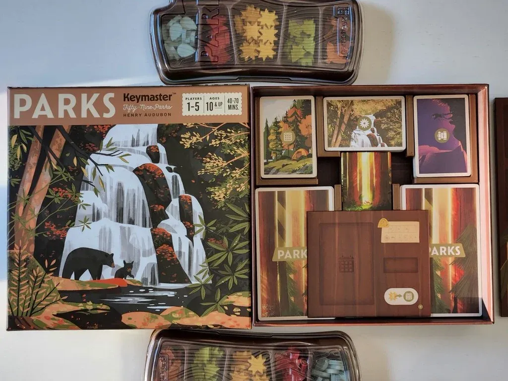 Parks 1st Ed w/ALL Expansions - Organizer Insert - Board Games, in stock in India