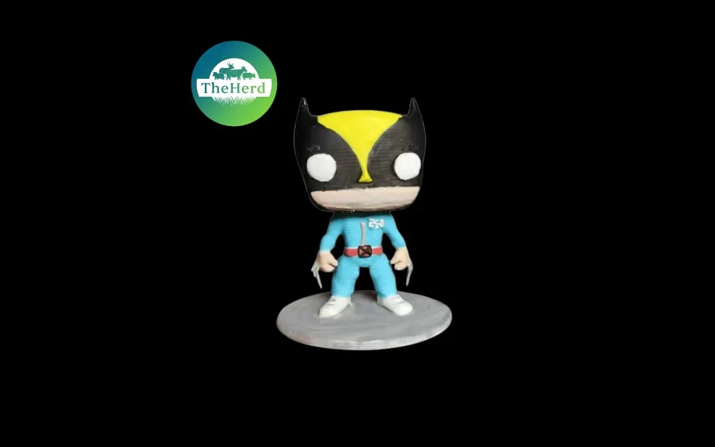Squid Game Masked Wolverine Funko Pop, photo 2 of 4 - Squid Game Masked Wolverine Funko Pop Art