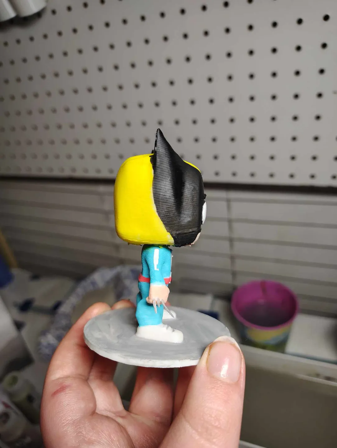 Squid Game Masked Wolverine Funko Pop, photo 3 of 4 - Squid Game Masked Wolverine Funko Pop Art