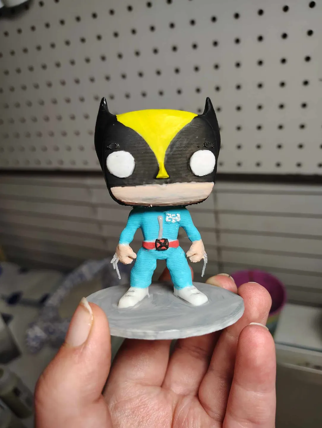 Squid Game Masked Wolverine Funko Pop, photo 4 of 4 - Squid Game Masked Wolverine Funko Pop Art