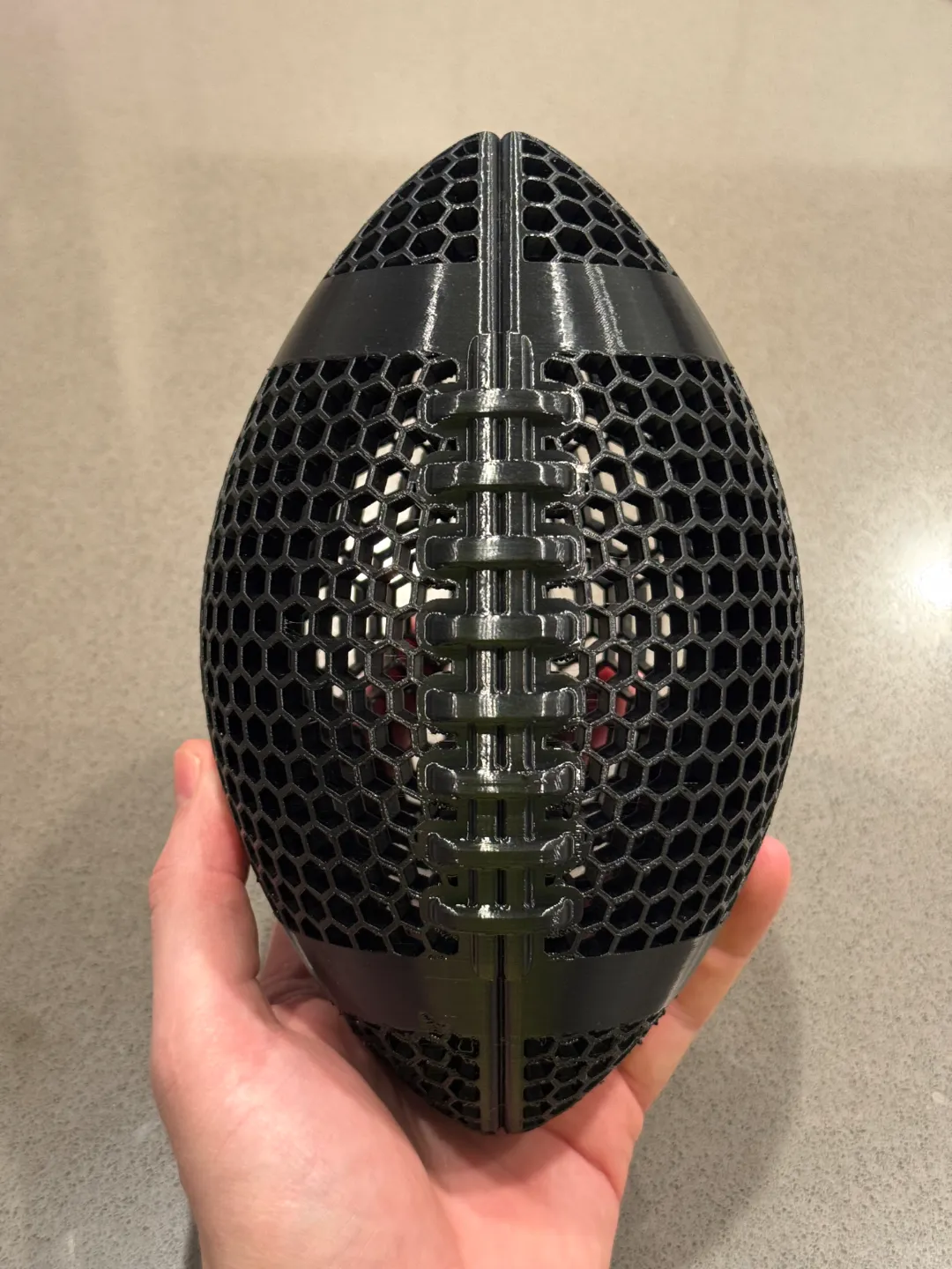 Airless Football with Display Stand, photo 4 of 4 - Airless Football with Display Stand Figurines & Collectibles