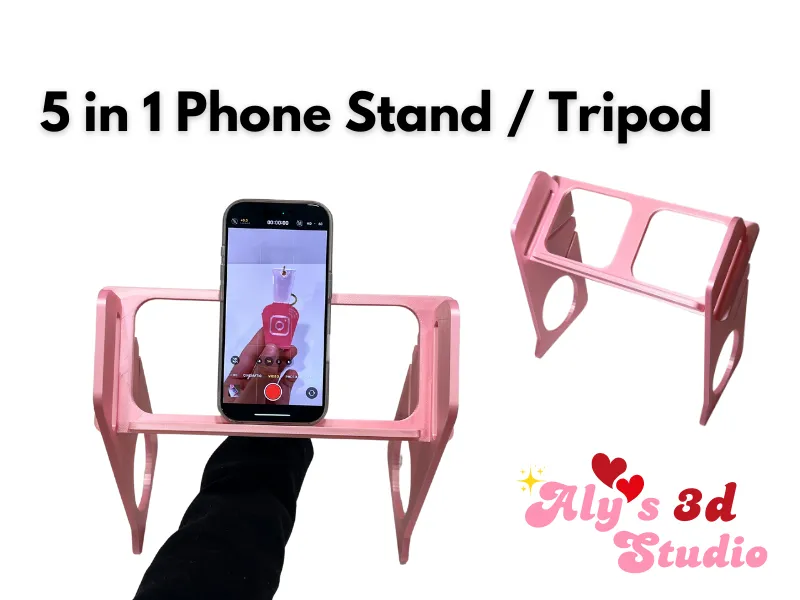 5-in-1 Phone Stand and Tripod