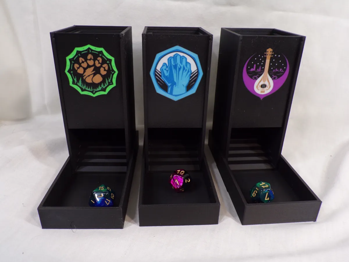 Dungeons & Dragons Class Dice Tower & Storage, photo 3 of 4 - Dungeons & Dragons Class Dice Tower & Storage Board Games & Tabletop