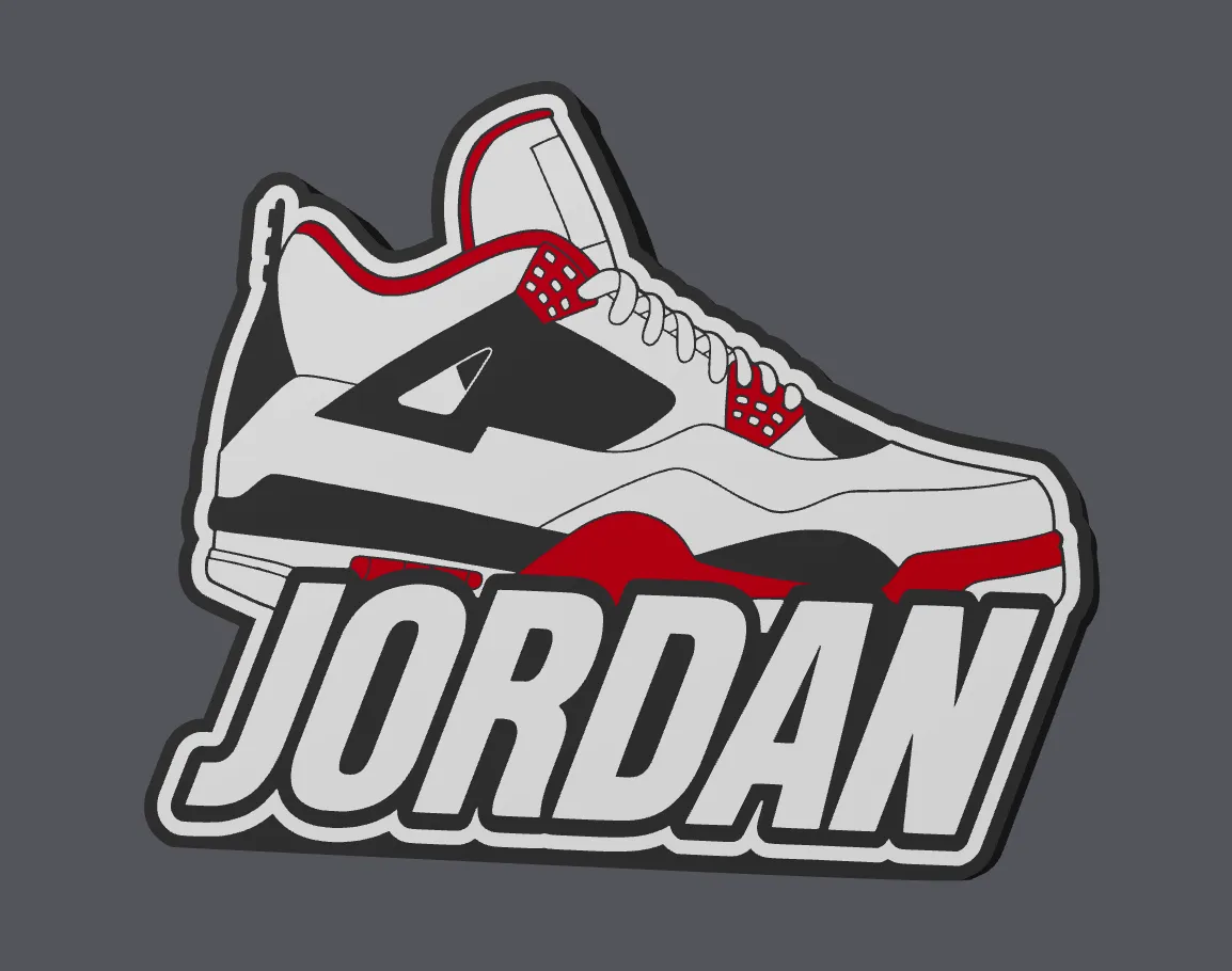 Jordan 4 led light box