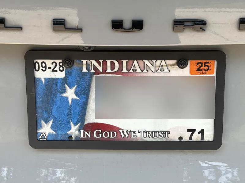 License Plate Holder, photo 3 of 3 - License Plate Holder Sports & Fitness
