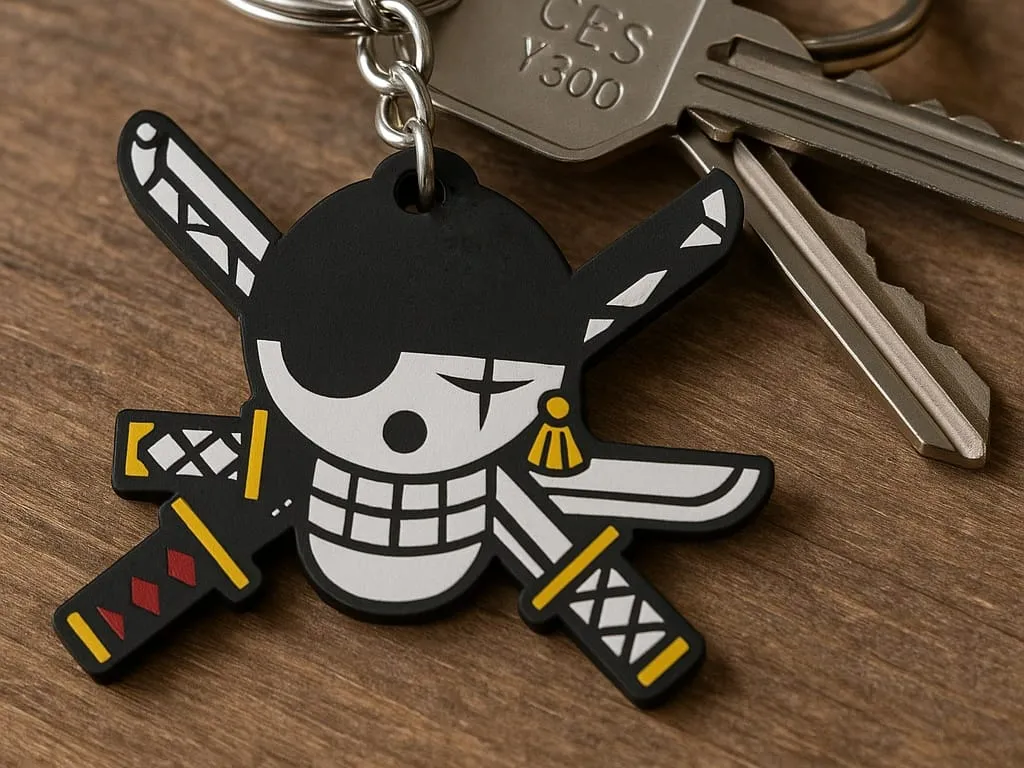 One piece keychain (Roronoa Zoro)