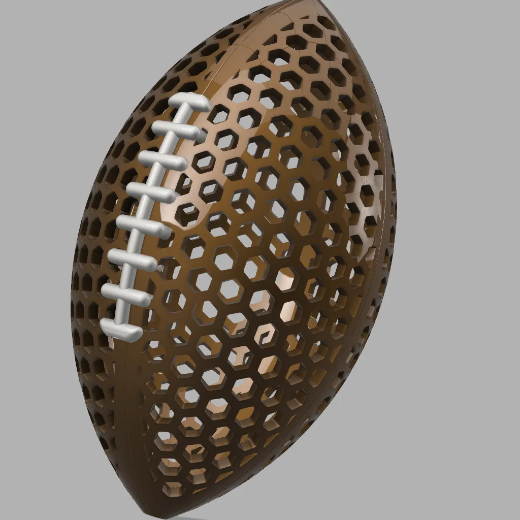 WORLDS FIRST AIRLESS FOOTBALL (AMERICAN FOOTBALL) NFL