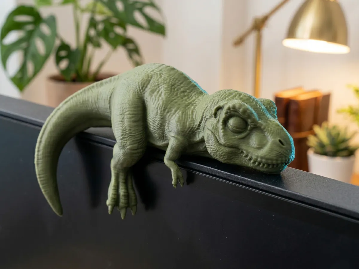 Sleeping T-Rex Monitor Sitter