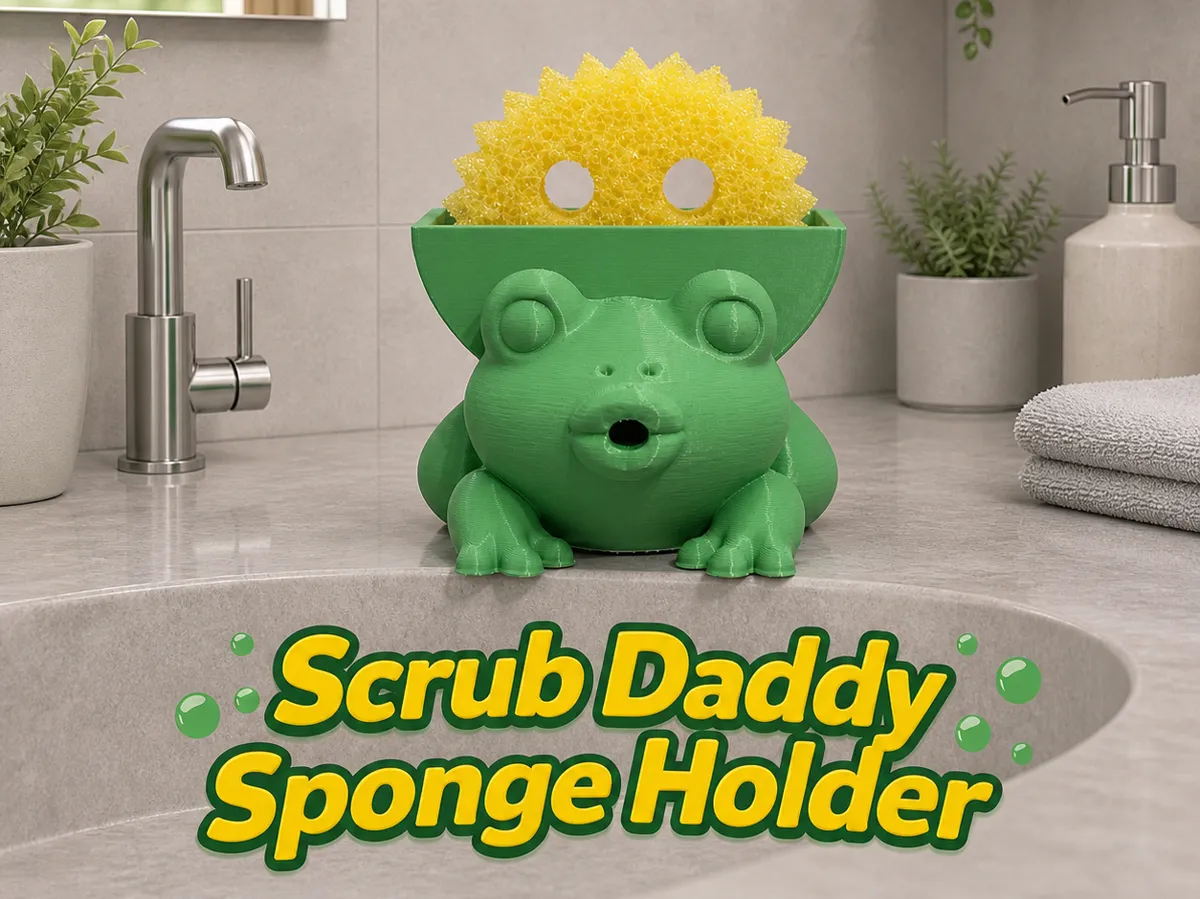 Robyn the Frog Scrub Daddy Holder