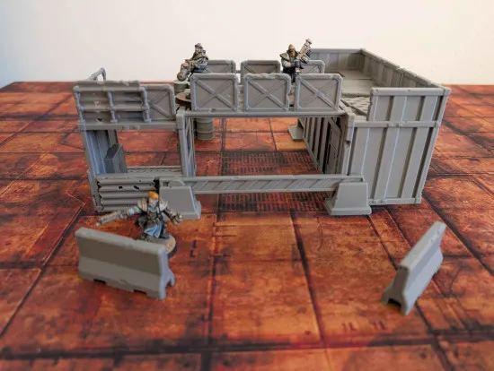 Checkpoint Alpha, Free Sci-Fi Wargaming Terrain, photo 3 of 4 - Checkpoint Alpha, Free Sci-Fi Wargaming Terrain Board Games & Tabletop