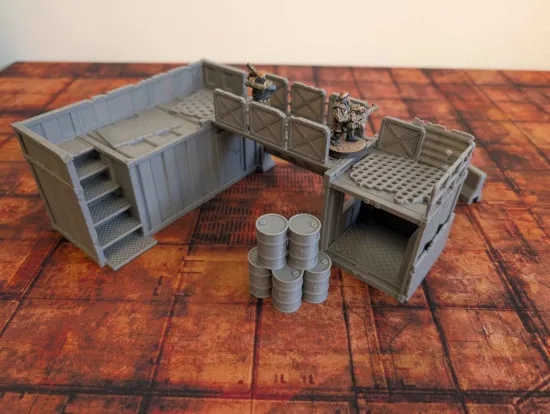 Checkpoint Alpha, Free Sci-Fi Wargaming Terrain, photo 4 of 4 - Checkpoint Alpha, Free Sci-Fi Wargaming Terrain Board Games & Tabletop