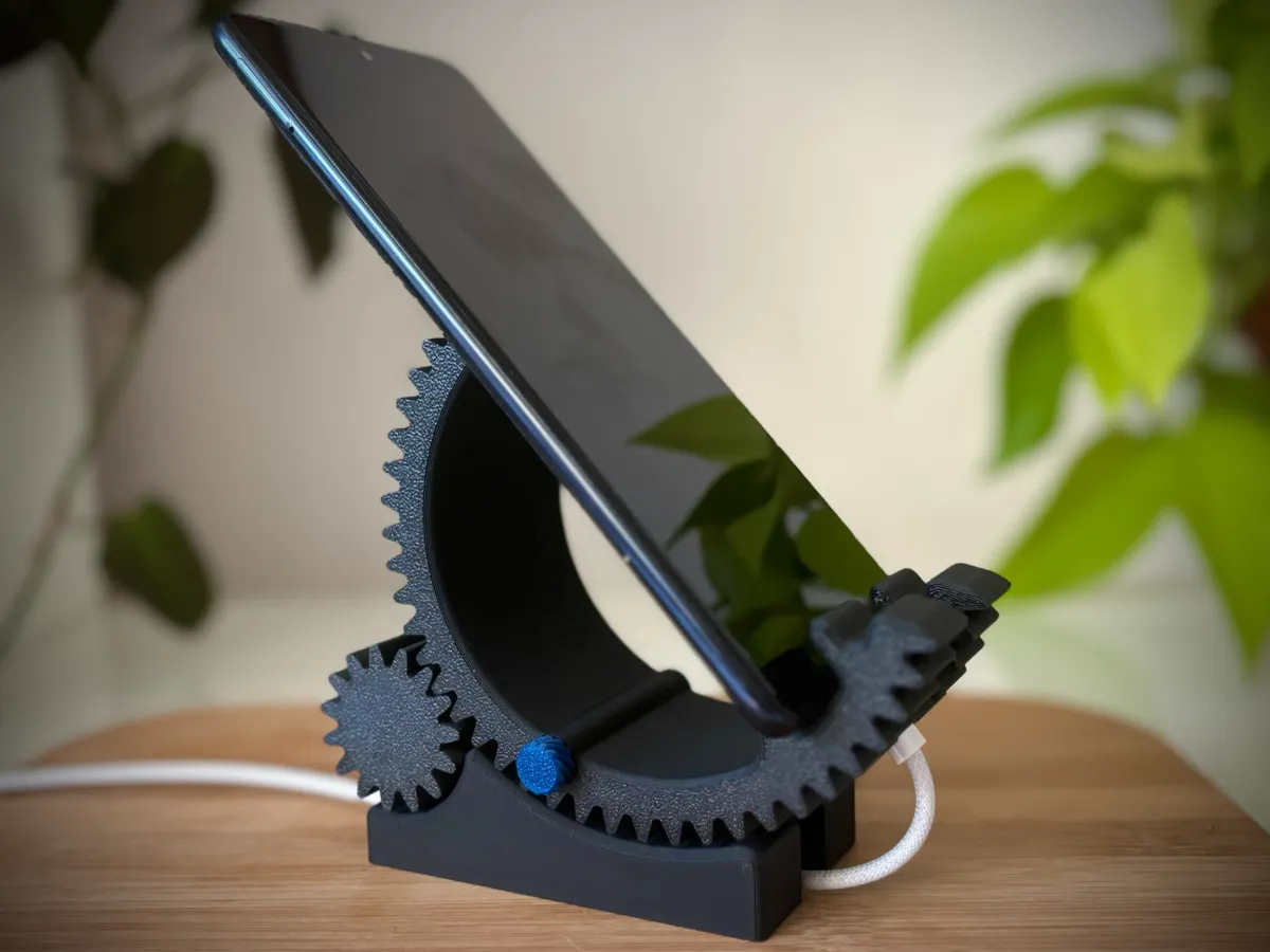 Tilt Phone Stand with Locking Screw