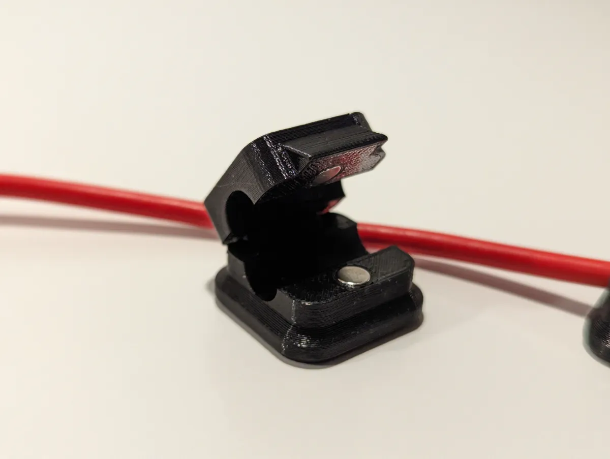 Magnetic Cable Clips - Snap Fit - Magnetic Cable Holders, in stock