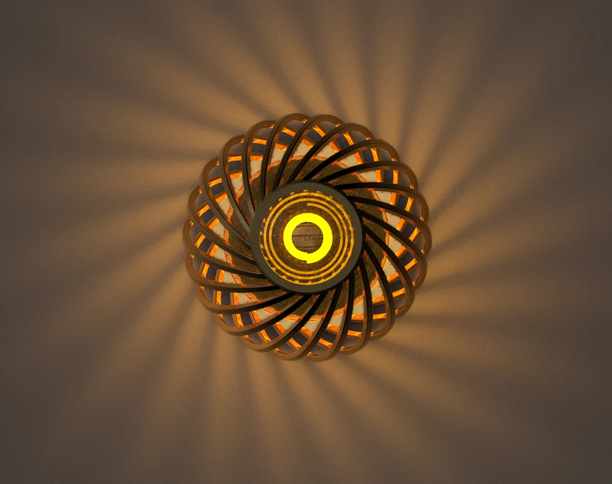 Spiral Desk Lamp, photo 3 of 4 - Spiral Desk Lamp Lamps & Lighting