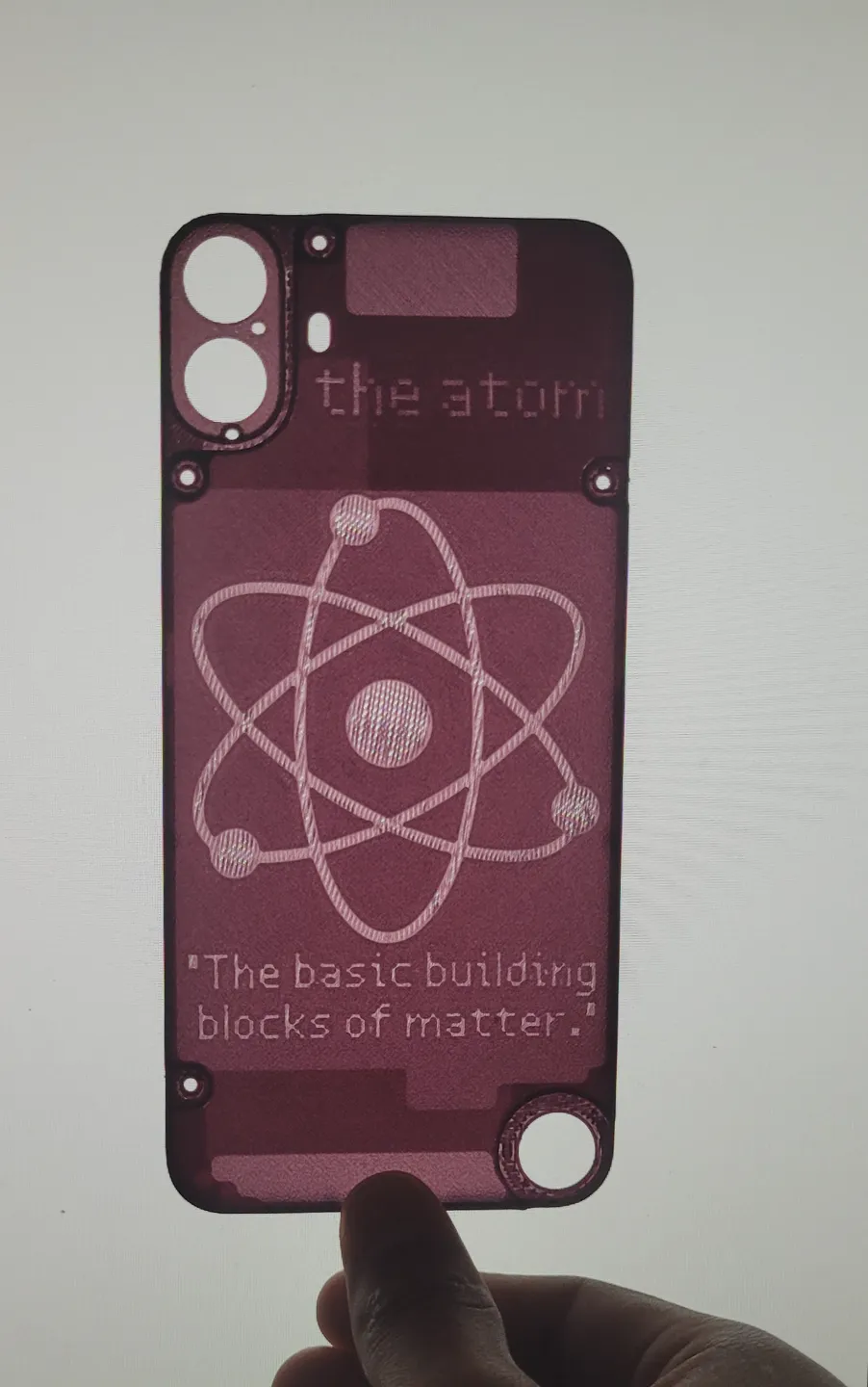 "The Atom" Back Cover for CMF Phone 1, photo 4 of 4 - "The Atom" Back Cover for CMF Phone 1 Hobby & DIY
