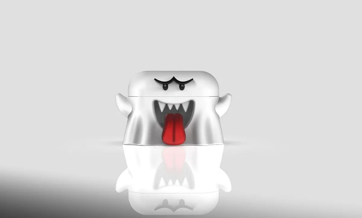 AirPods Pro Protective case Super Mario Boo Ghost, photo 2 of 4 - AirPods Pro Protective case Super Mario Boo Ghost Hobby & DIY