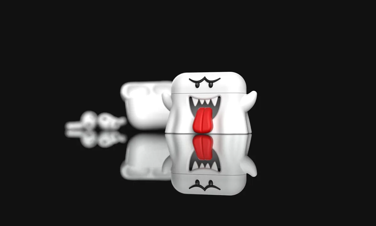 AirPods Pro Protective case Super Mario Boo Ghost, photo 4 of 4 - AirPods Pro Protective case Super Mario Boo Ghost Hobby & DIY
