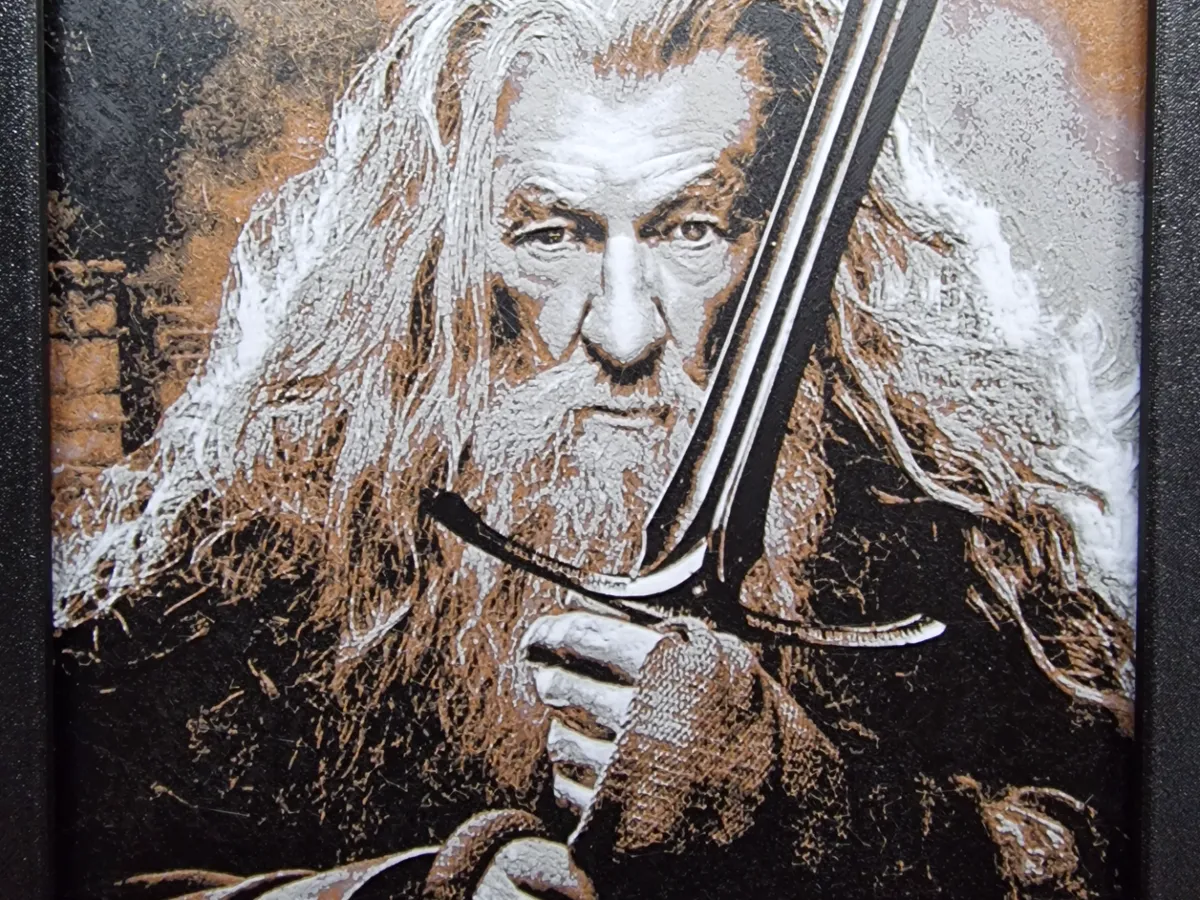 Gandalf 200x200 - Photo Art & Lithophanes, in stock in India